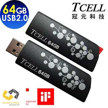 TCELL 冠元-USB2.0 64GB Hide & Seek黑色