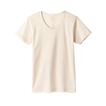 【和諧生活有機棉】紳士舒棉短袖內衣M原棉米白