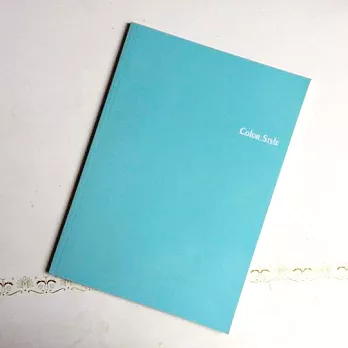 ColorStyle 膠裝筆記本。16K帝芬妮藍