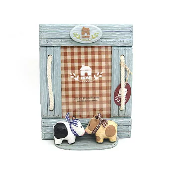 動物農場3x5方形相框-乳牛