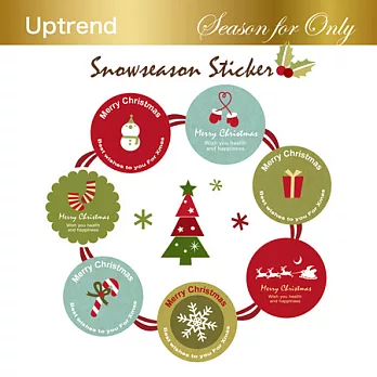 Uptrend Snowseason Sticker│XMAS 貼紙