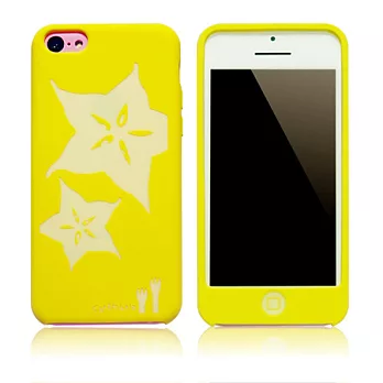 Kalo 卡樂創意 iPhone 5C 水果拼盤矽膠保護套-楊桃