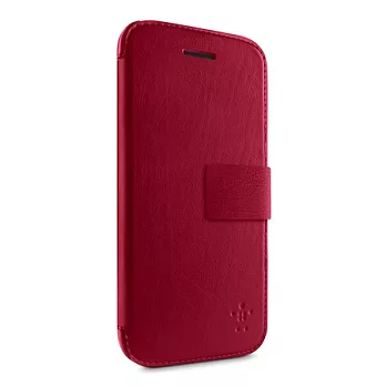 Belkin iPhone 5C 皮夾式 保護套 紅色