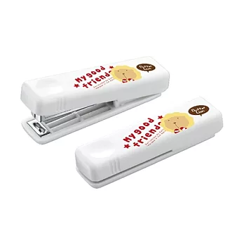 奶油獅好朋友收納式釘書機(奶油獅)