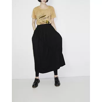 【Ian Design】黑色有機棉長裙 Organic Cotton黑色