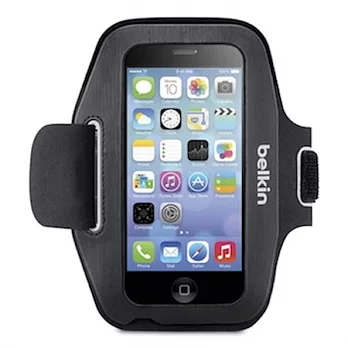 Belkin 潛水布 運動臂套 iPhone 5S / 5 / 5C / iPod Touch 5th黑白