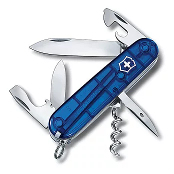 VICTORINOX 勇武者12用瑞士刀-透明藍