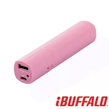 Buffalo 快速充電2200mA行動電源(五色任選)淺粉