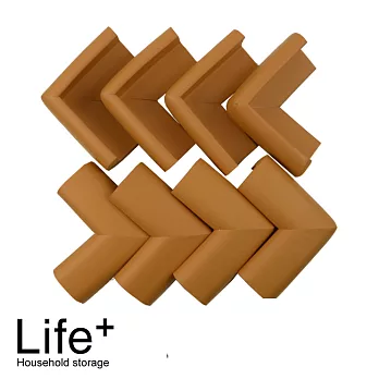 【Life Plus】超厚泡棉安全防撞桌角駝色