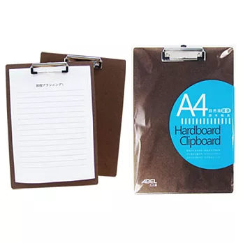 【ABEL】A4自然風嚴選原木板夾(直式)-1入