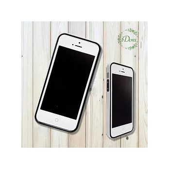iPhone5/5S雙料邊框白