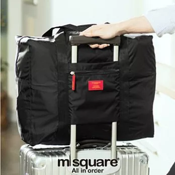 M Square 防水折疊式旅行購物袋(酷黑)