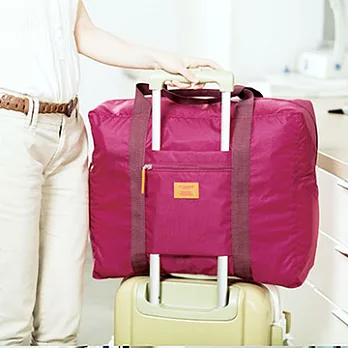 M Square 防水折疊式旅行購物袋(紫紅)