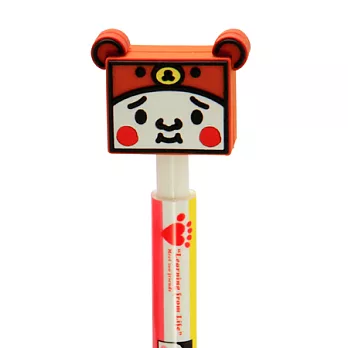 親子豆腐可愛熊造型公仔原子筆-台北動物園聯名款