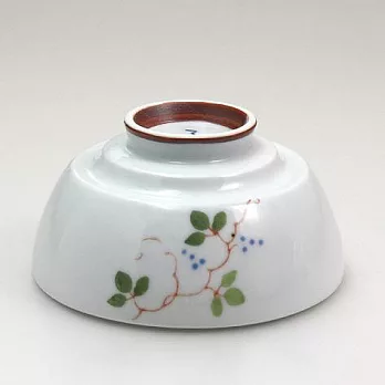 <有田燒>輕鬆端飯碗(葡萄藤,綠)