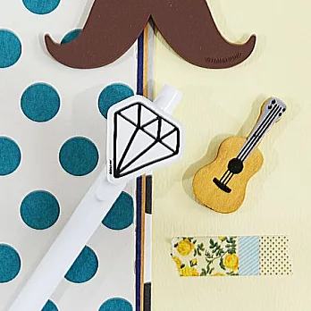 JamJam 0.5黑色原子筆-鑽石