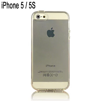 GCOMM iPhone5/5S 清透亮炫柔韌多彩保護套清透明