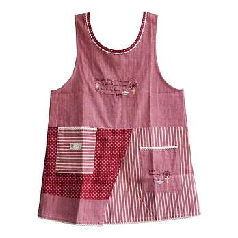 水鑽摩天輪圍裙-開岔-紅