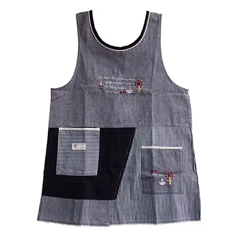 水鑽摩天輪圍裙-開岔-黑