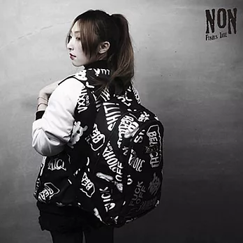 OUTERSPACE Dirty Words 背包黑色