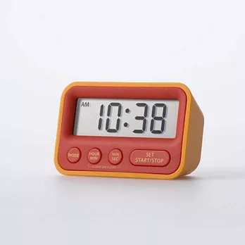 日本MONDO品牌 - Time 計時器時鐘/橘色