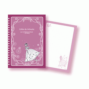 Chelsea 芭蕾舞者膠圈筆記本紫色