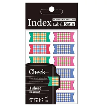 MIDORI Index Label緞帶索引貼格子