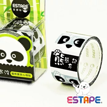 【ESTAPE】易撕貼OPP-貓熊點斷心情貼(熊熊忘記)