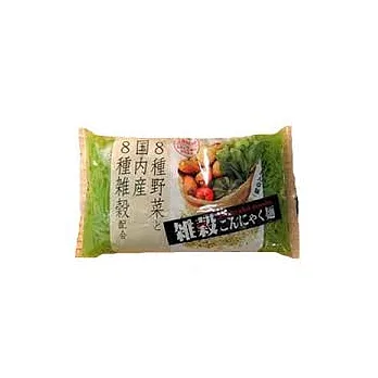 日本【石橋屋】雜穀蒟蒻麵-菠菜