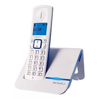 Alcatel阿爾卡特 Versatis F200 數位室內無線電話 藍/橘 二色可選藍色