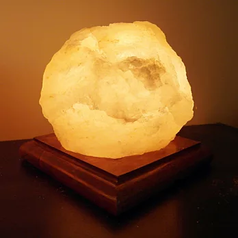 【Naluxe】義大利設計水晶鹽燈-點石成金