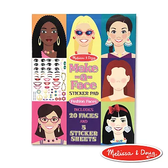 美國 Melissa & Doug 學習貼貼樂–臉部認知