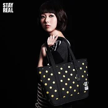 STAYREAL 2011 S/S Tote Bag 氣泡小妞(中)托特包 黑桃