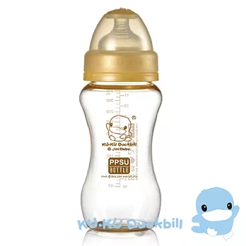 KU.KU酷咕鴨 PPSU寬口奶瓶330ml