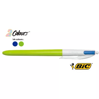 BIC 2COLORS 1.0 粉彩雙色筆綠