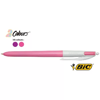 BIC 2 COLORS 1.0 粉彩雙色筆 粉