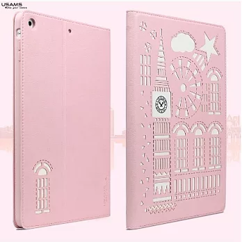 U-Clothes iPad Air 專用 保護皮套 - 都市系列 粉紅色