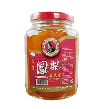 (台灣客家) 鴻旗有機農場-鳳梨豆鼓醬(390g/瓶)