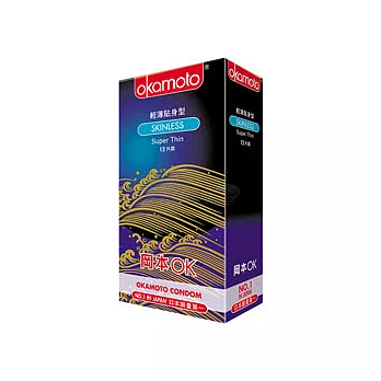 Okamoto岡本-輕薄貼身型保險套(12入裝)