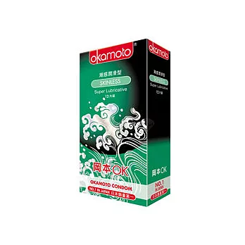 Okamoto岡本-潮感潤滑型保險套(12入裝)
