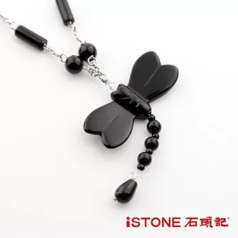 石頭記 好運蜻蜓長鍊(三色任選)黑瑪瑙