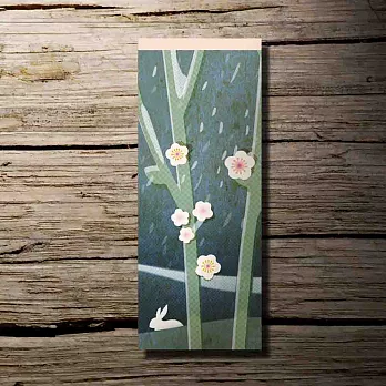 【不言四季系列】創意設計便條紙本-冬之情。(格子)