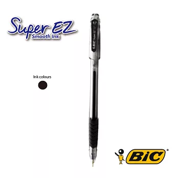 BIC SUPER EASY 超滑順0.7新型混合圓珠筆黑