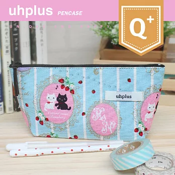 uhplus Q-plus寬底筆袋/ Sweet Cat