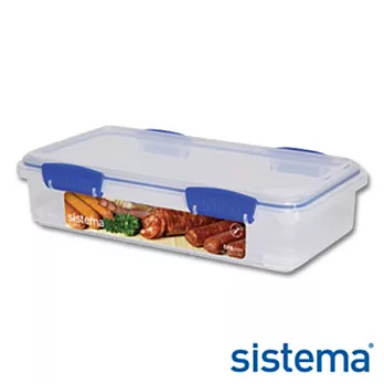 【Sistema】紐西蘭進口加大型收納扣式保鮮盒1.75L
