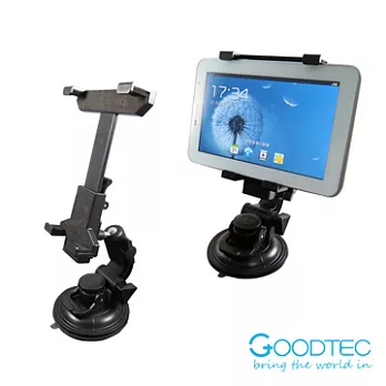 Goodtec 360度大吸盤平板手機車架-4.8吋~8吋適用 GCA-301