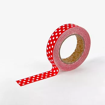 Dailylike 單捲布柄緞帶貼-red ribbon