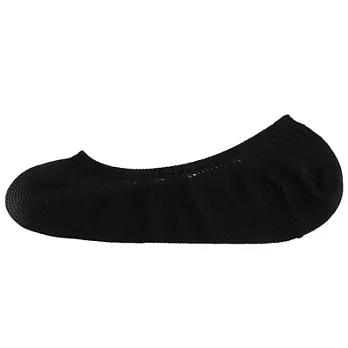 [MUJI 無印良品]女腳跟包覆足尖淺口隱形襪(消臭)黑色23~25cm