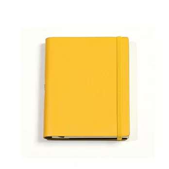 Jadeco / Vattern notebook 平紋皮革筆記本 A6 空白內頁黃色