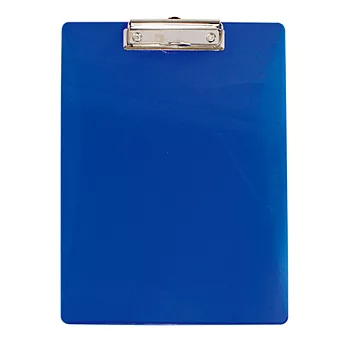 【ABEL】A4彩色透明板夾-直式(藍色)